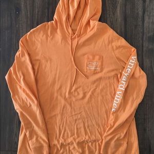 NWOT light orange vineyard vines hoodie